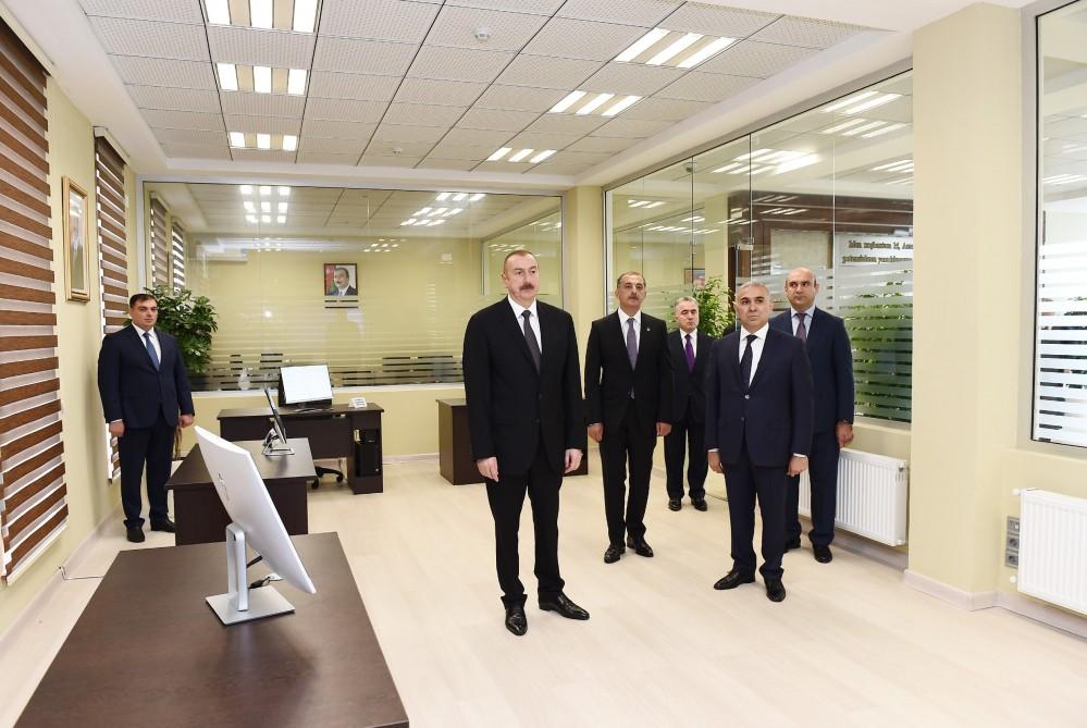 President Aliyev launches Imishi Automated Control and Monitoring Center of Azerishig (PHOTO)
