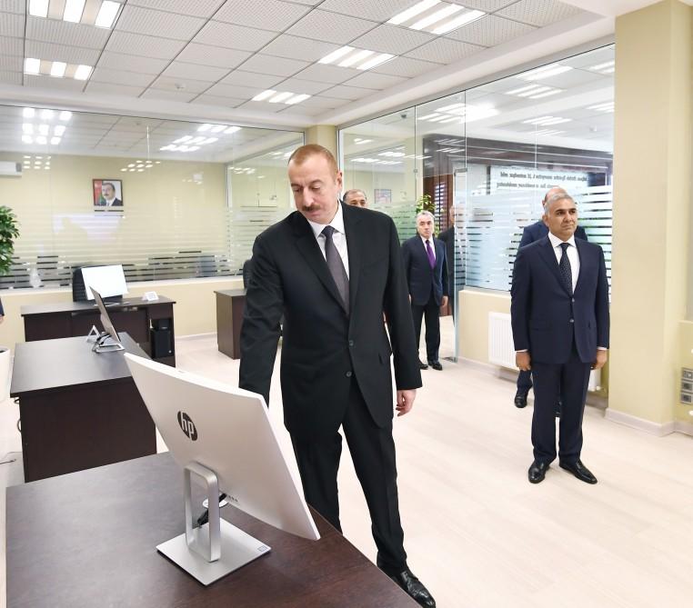 President Aliyev launches Imishi Automated Control and Monitoring Center of Azerishig (PHOTO)