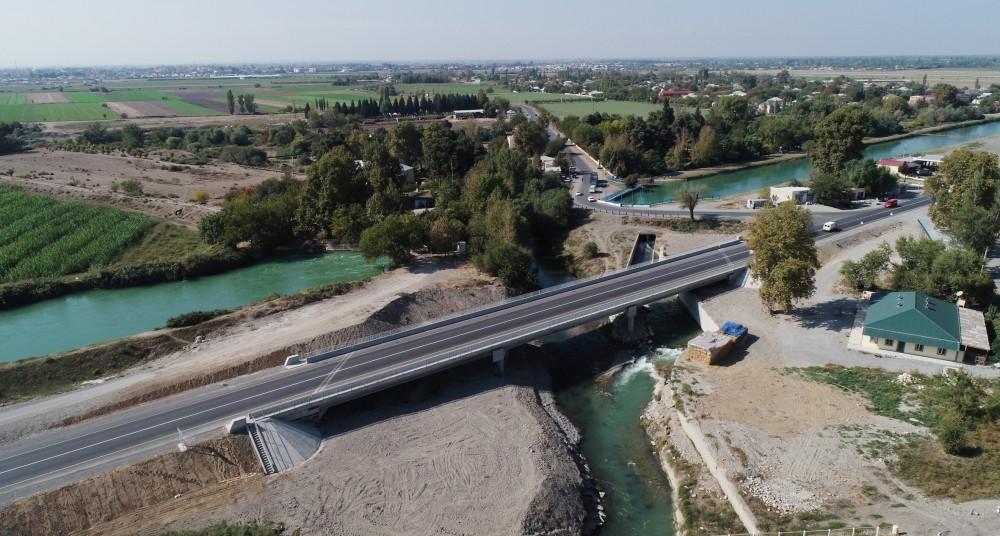 President Aliyev inaugurates new section of Mingachevir-Bahramtapa highway (PHOTO)