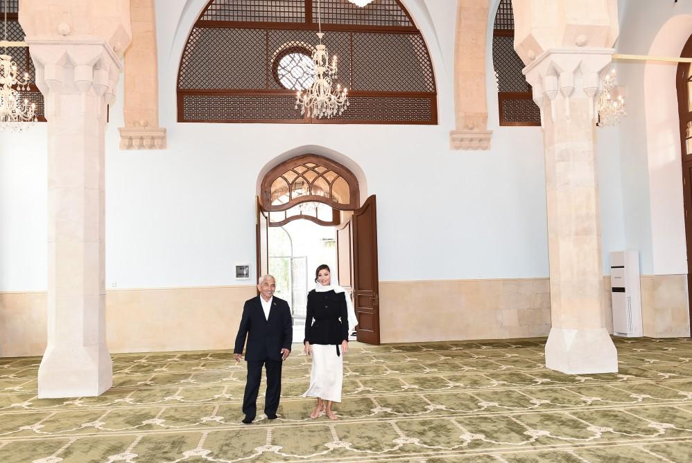 First VP Mehriban Aliyeva attends opening of renovated Imam Huseyn Mosque (PHOTO)