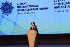 Azerbaijani president, first lady attending opening of VI Int’l Humanitarian Forum (PHOTO)