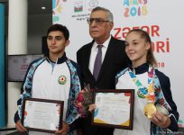 Gymnast Yelizaveta Luzan wins gold, dedicates it to Azerbaijan, AGF(PHOTOS)