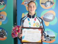 Gymnast Yelizaveta Luzan wins gold, dedicates it to Azerbaijan, AGF(PHOTOS)