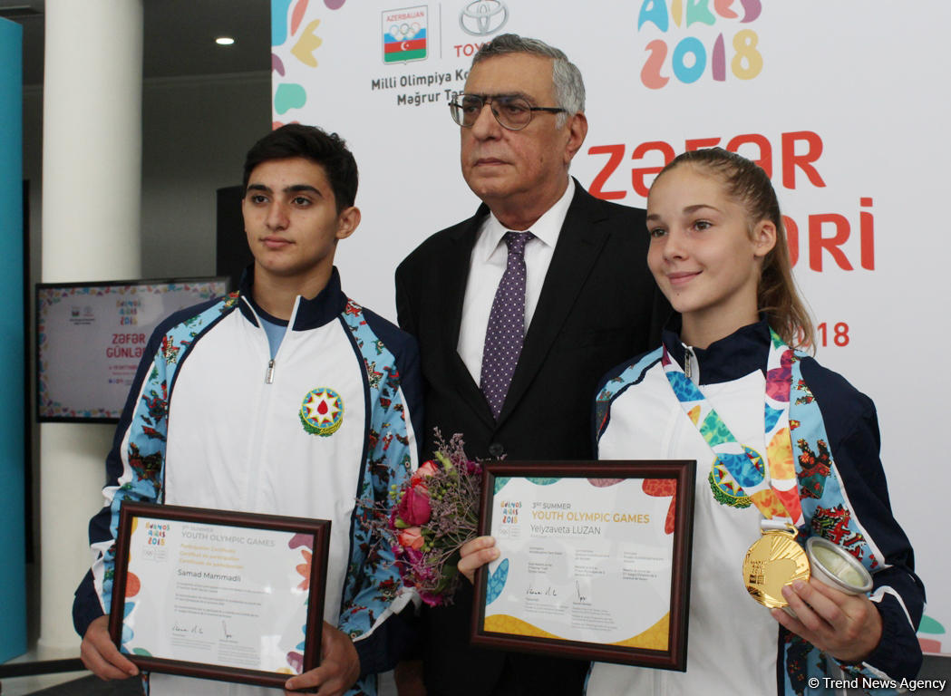 Gymnast Yelizaveta Luzan wins gold, dedicates it to Azerbaijan, AGF(PHOTOS)