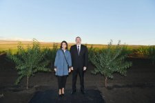 President Ilham Aliyev, First Lady Mehriban Aliyeva attend opening of Gakh Agropark (PHOTO)