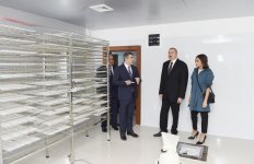 President Ilham Aliyev, First Lady Mehriban Aliyeva attend inauguration of Gakh Silkworm Breeding Station (PHOTO)