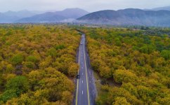 President Ilham Aliyev attends inauguration of Gakh-Gipchag-Aghyazi road (PHOTO)