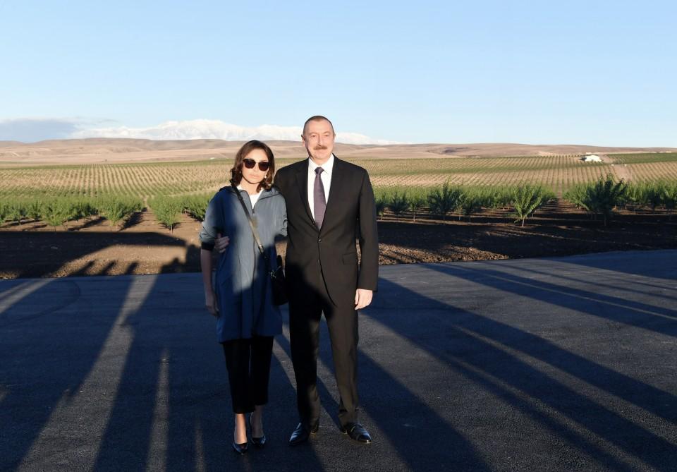 President Ilham Aliyev, First Lady Mehriban Aliyeva attend opening of Gakh Agropark (PHOTO)