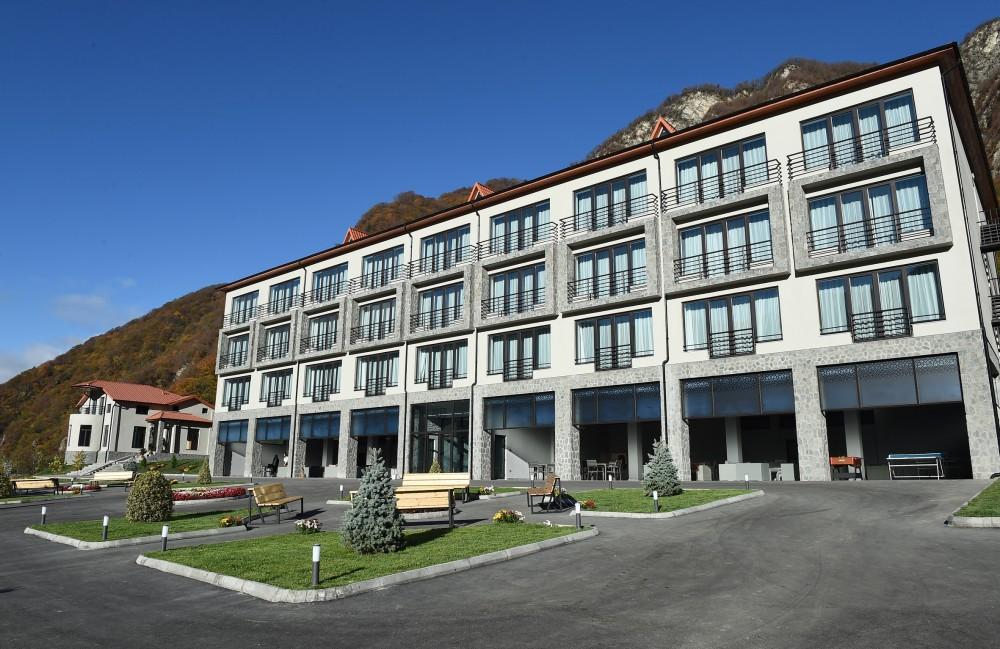 President Ilham Aliyev, First Lady Mehriban Aliyeva inaugurate Yurd Hotel in Gakh (PHOTO)