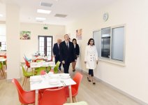 President Ilham Aliyev, First Lady Mehriban Aliyeva attend opening of orphanage building in Shaki (PHOTO)