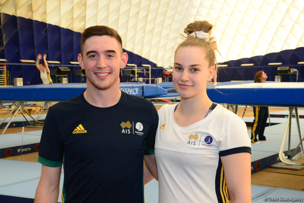 Australian gymnast talks training in Baku