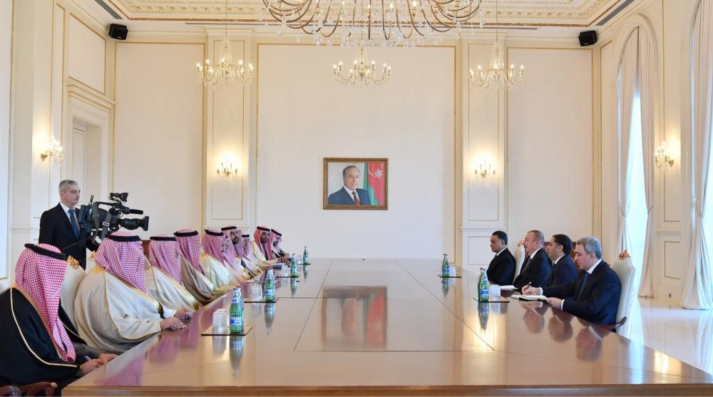 President Aliyev receives delegation led by Saudi Arabian interior minister