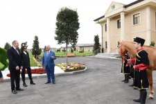 Azerbaijani president, first lady attend opening of Qarabag Equestrian Complex (PHOTO)