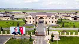 Azerbaijani president, first lady attend opening of Qarabag Equestrian Complex (PHOTO)