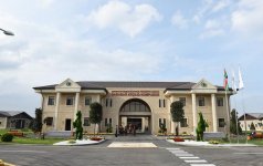 Azerbaijani president, first lady attend opening of Qarabag Equestrian Complex (PHOTO)