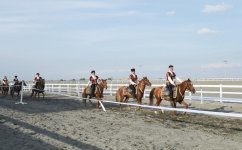 Azerbaijani president, first lady attend opening of Qarabag Equestrian Complex (PHOTO)