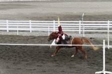 Azerbaijani president, first lady attend opening of Qarabag Equestrian Complex (PHOTO)