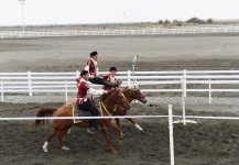 Azerbaijani president, first lady attend opening of Qarabag Equestrian Complex (PHOTO)