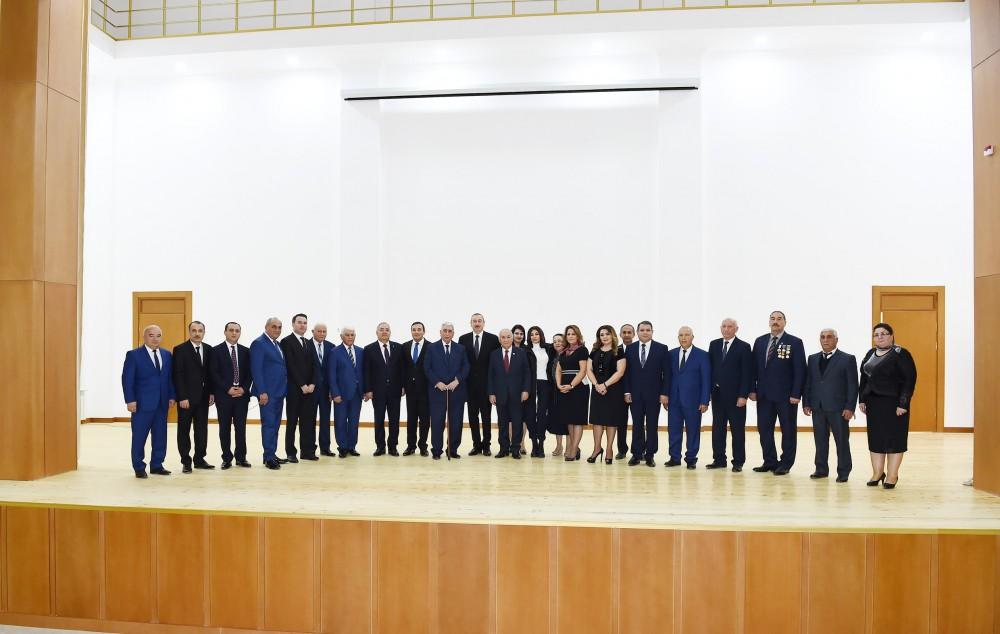 Azerbaijani president, first lady inaugurate Aghdam Mugham Center (PHOTO)