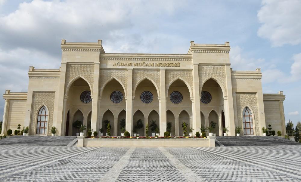 Azerbaijani president, first lady inaugurate Aghdam Mugham Center (PHOTO)