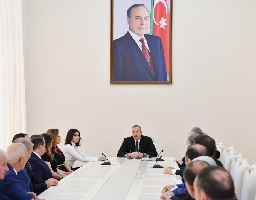 Azerbaijani president, first lady inaugurate Aghdam Mugham Center (PHOTO)