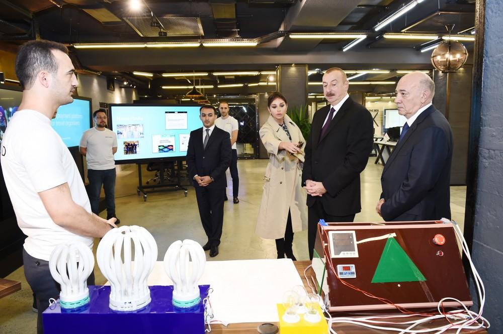 Azerbaijani president, first lady inaugurate administrative building of E-Government Development Center (PHOTO)