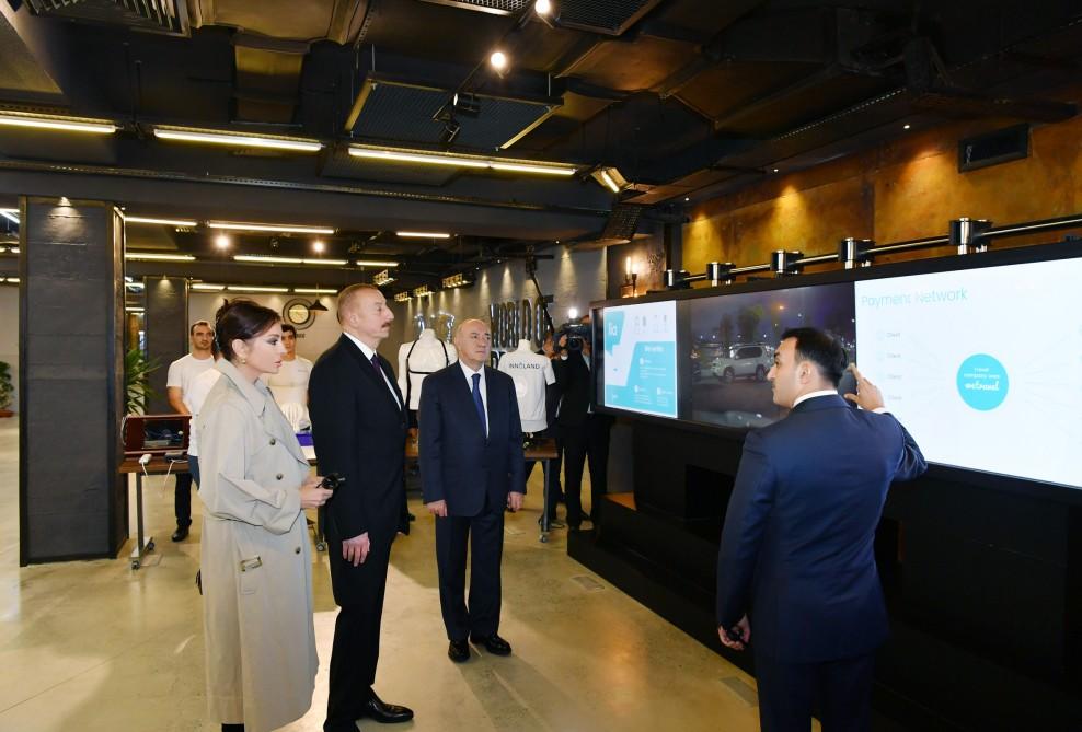 Azerbaijani president, first lady inaugurate administrative building of E-Government Development Center (PHOTO)