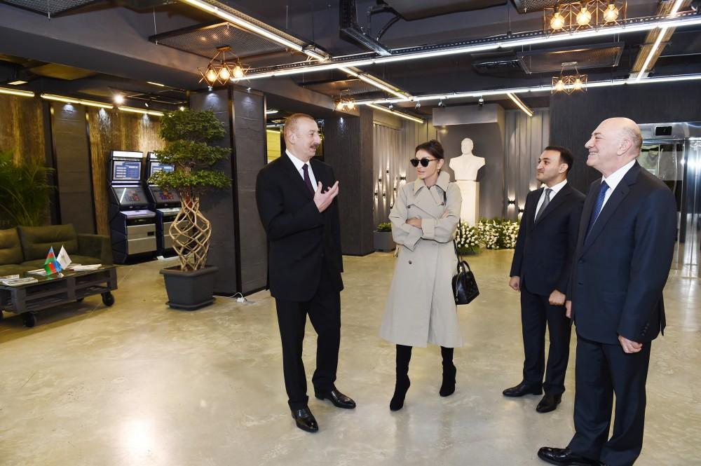 Azerbaijani president, first lady inaugurate administrative building of E-Government Development Center (PHOTO)