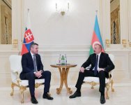 President Aliyev: Azerbaijan-Slovakia ties important in terms of developing country`s cooperation with EU (PHOTO)