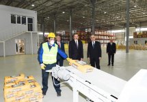 President Aliyev inaugurates construction chemicals plant in Sumgait Chemical Industrial Park (PHOTO)