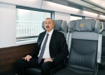 President Aliyev opens Sumgayit Railway Station Complex (PHOTO)