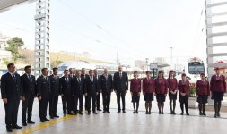 President Aliyev opens Sumgayit Railway Station Complex (PHOTO)