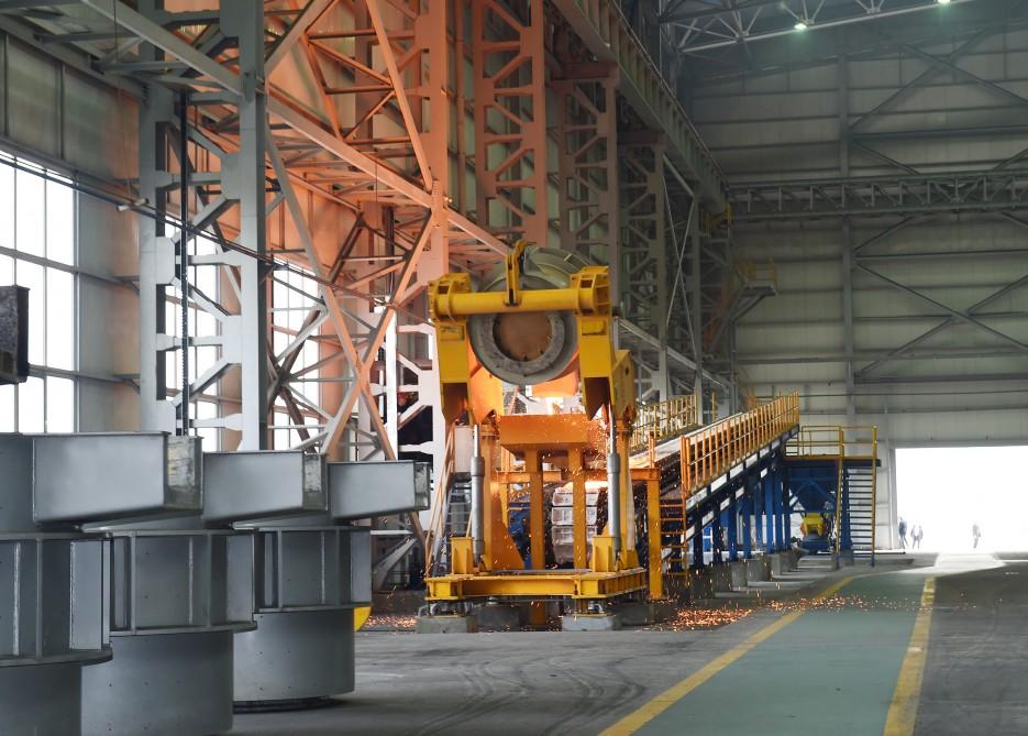 Azerbaijani president opens non-ferrous metals and foundry plant in Sumgait (PHOTO)