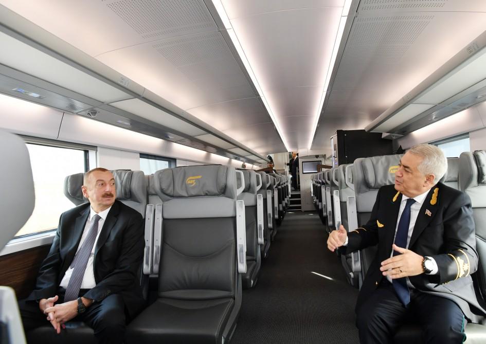 President Aliyev opens Sumgayit Railway Station Complex (PHOTO)