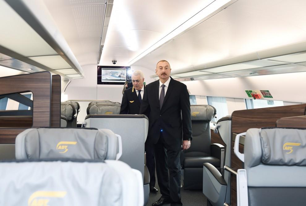 President Aliyev opens Sumgayit Railway Station Complex (PHOTO)
