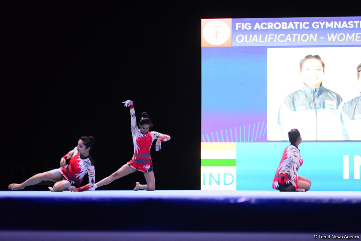 Day 1 of FIG Acrobatic Gymnastics World Cup kicks off in Baku (PHOTO)