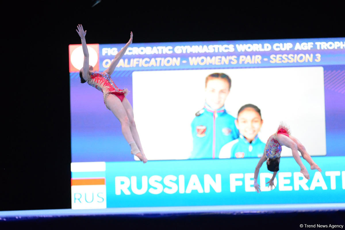 Day 1 of FIG Acrobatic Gymnastics World Cup kicks off in Baku (PHOTO)