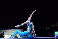 Finals of FIG Acrobatic Gymnastics World Cup kick off in Baku (PHOTO)