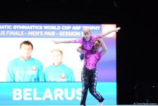 Finals of FIG Acrobatic Gymnastics World Cup kick off in Baku (PHOTO)