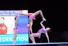 Finals of FIG Acrobatic Gymnastics World Cup kick off in Baku (PHOTO)