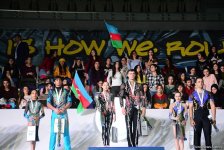 FIG Acrobatic Gymnastics World Cup winners awarded in Baku (PHOTO)