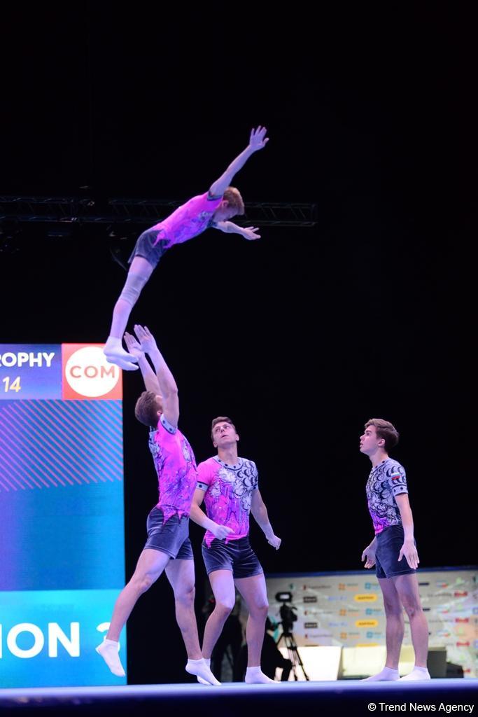 Finals of FIG Acrobatic Gymnastics World Cup kick off in Baku (PHOTO)