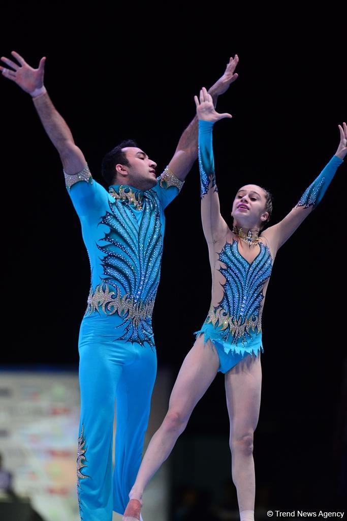 Finals of FIG Acrobatic Gymnastics World Cup kick off in Baku (PHOTO)