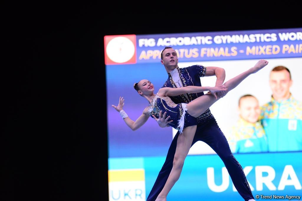 Finals of FIG Acrobatic Gymnastics World Cup kick off in Baku (PHOTO)