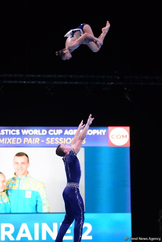 Finals of FIG Acrobatic Gymnastics World Cup kick off in Baku (PHOTO)