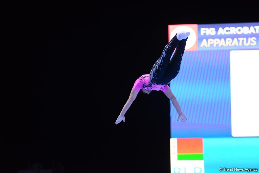 Finals of FIG Acrobatic Gymnastics World Cup kick off in Baku (PHOTO)