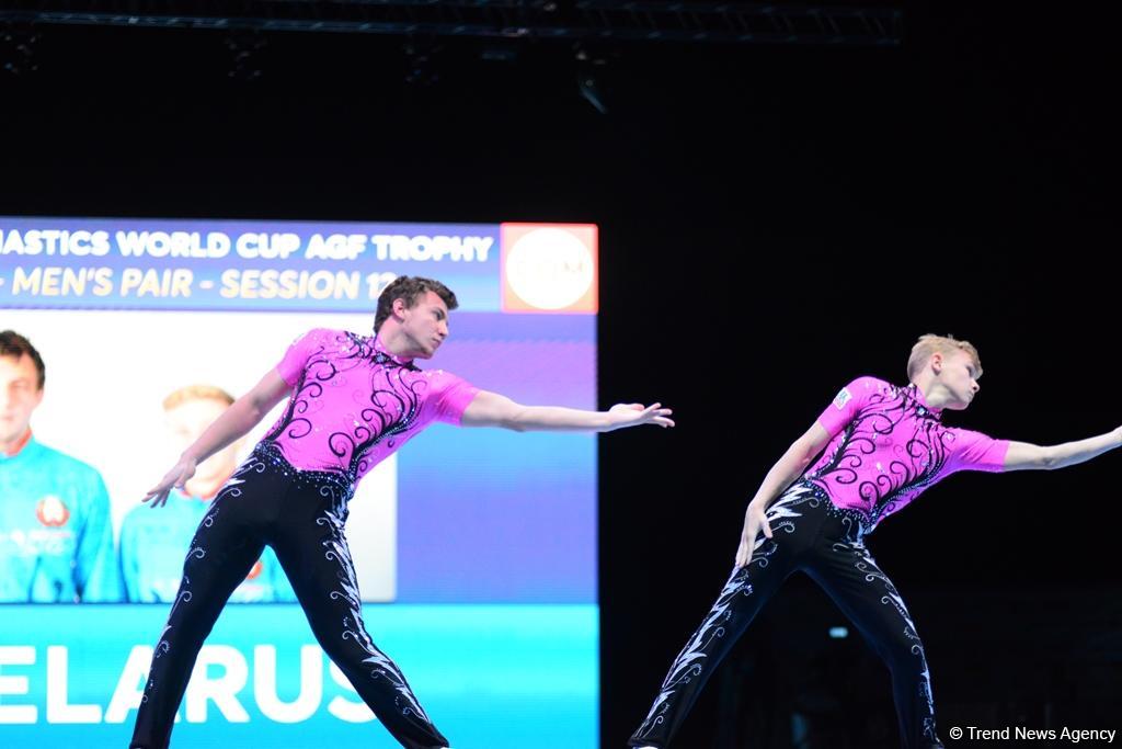 Finals of FIG Acrobatic Gymnastics World Cup kick off in Baku (PHOTO)