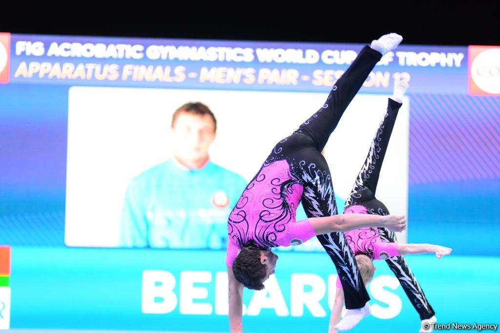 Finals of FIG Acrobatic Gymnastics World Cup kick off in Baku (PHOTO)