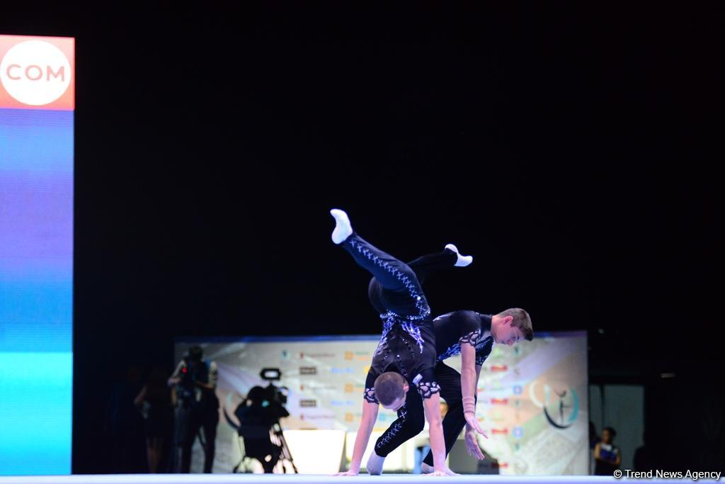 Finals of FIG Acrobatic Gymnastics World Cup kick off in Baku (PHOTO)