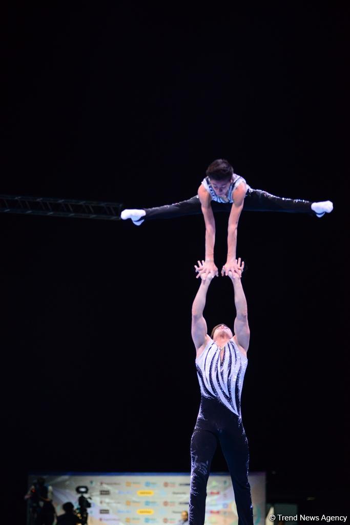 Finals of FIG Acrobatic Gymnastics World Cup kick off in Baku (PHOTO)